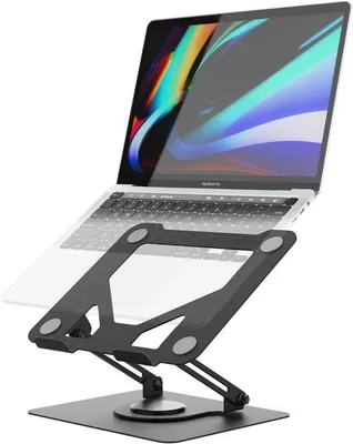 Produktbild von Famanu Laptopständer Ergonomisch mit 360° Rotation und Belüftung - Für 11-17 Zoll Laptops
