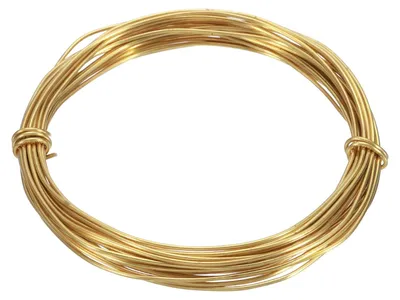 Messingdraht 1,2 mm, 6 m, weich, für Schmuck & DIY