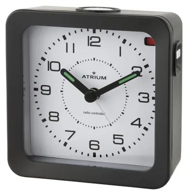 Produktbild von ATRIUM Wecker Analog Quarz Funkwecker A660-7 Licht Snooze schwarz