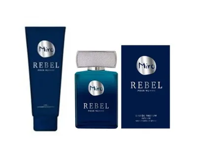 Produktbild von Miro Rebel Eau de Parfum Spray 75 ml + 2 in 1 Shower Gel & Shampoo 250 ml