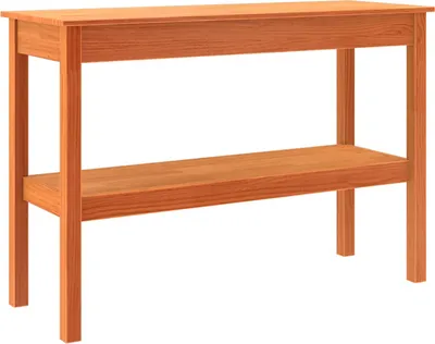 Obrázok produktu pre vidaXL Konzolový stolík, voskovo hnedý, 110 x 40 x 75 cm, masívne borovicové drevo
