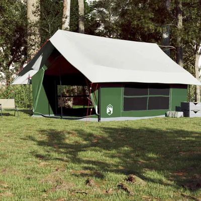 Produktbild von vidaXL Campingzelt 5 Personen Grün Wasserdicht
