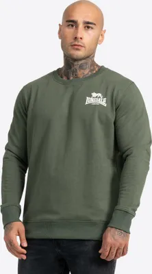 Immagine prodotto di Felpa uomo girocollo slim fit LONGRIDGE Olive/White XL Lonsdale
