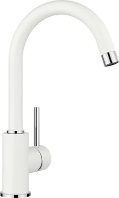 Produktbild von BLANCO 519418, Weiß, Hebelgriffe, Einzelbild, 360°, 32,7 cm, 3,5 cm