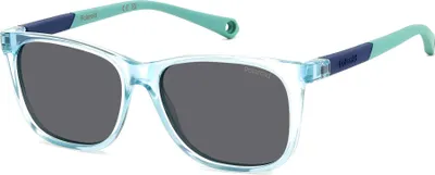 Produktbild von Polaroid Kinder PLD 8058/S Azure 46/13/125 Kinder Sonnenbrillen
