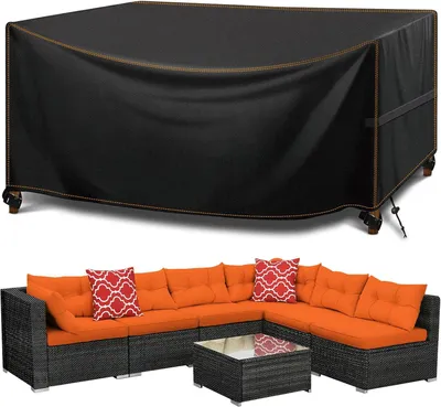 Produktbild von Gartenmöbelabdeckung 270 x 180 x 89 cm, rechteckig, 420D Oxford Gewebe, wasserdicht, für Terrasse