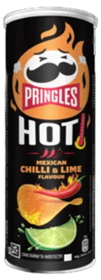 Zdjęcie produktu dla Pringles Hot Mexican Chilli und Lime Stapelchips Packung 160g