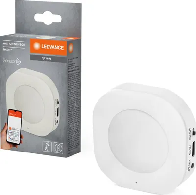 Produktbild von Ledvance Smart+ Bewegungsmelder Weiß Batteriebetrieben App Google Alexa WiFi
