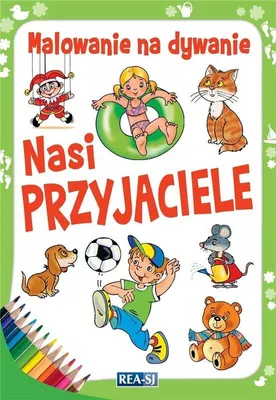 Image de Peinture sur tapis « Nos amis » - Coloriage pour enfants