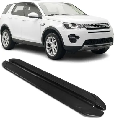 Image de Marchepieds Latéraux pour Land Rover Discovery Sport L550 2014-2020 2x Alu Noir
