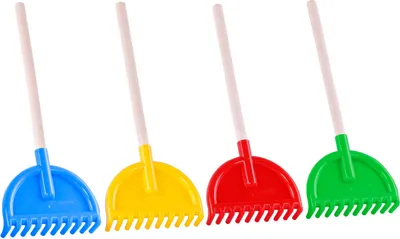 Image de Cavallino Pieuvre en plastique avec poignée en bois couleur, 38 cm