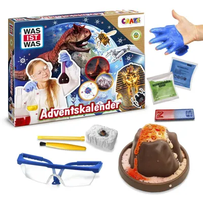 Obrázek produktu pro Adventní kalendář 2026 děti 24 experimentů věda Was ist was Adventní kalendář děti