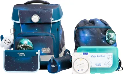 Produktbild von School-Mood Champion Maxx Pro Moritz (Weltall), Set 7-tlg. Schulranzen