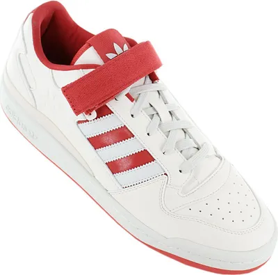 Produktbild von adidas Originals Forum Low - Herren Schuhe Weiß-Rot GW2043 , EU 41 1/3 UK 7.5