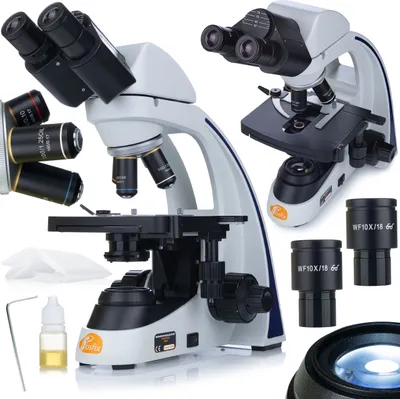 Obrázok produktu pre Rosfix Ceres Pro MBCP – Binokulárny Biologický Mikroskop | Okulár WF10x, Objektívy 4x – 100x, 3W LED Osvetlenie | Ergonomický a Presný