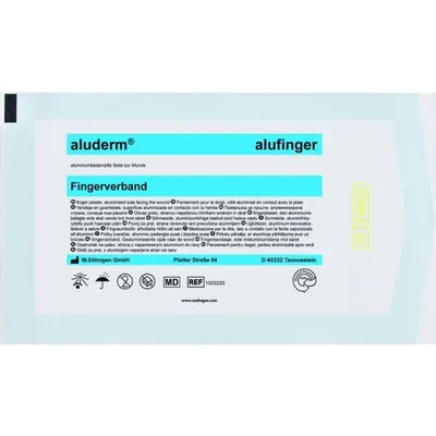 Produktbild von SÖHNGEN 1003220 aluderm® alufinger Fingerling - Stülpverband, einzeln