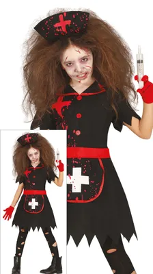 Produktbild von Guirca Dunkles Krankenschwesterkostüm  10-12 Years  10-12 Years