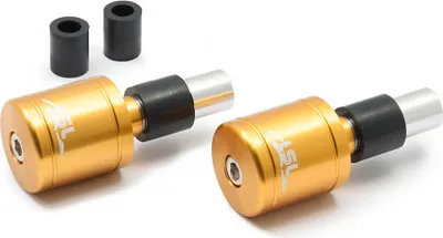Produktbild von LSL Lenkergewichte Alu, gold, mit Logo, Ø14 & 18mm