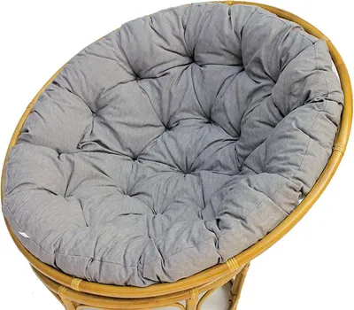 Produktbild von Polster für Papasansessel , Ersatzpolster Papasan D 120 cm , Fb. Loneta dunkel grau