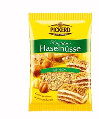 Zdjęcie produktu dla Orzechy laskowe Pickerd lekko prażone, drobno posiekane 100 g