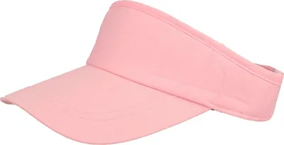 Balke Einfarbiges Sonnenschild mit Klettverschluss aus reiner Baumwolle in rosa