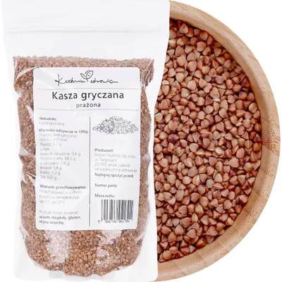 Produktbild von Buchweizen Gerösteter 1 kg Kascha Buchweizengrütze Vegan Protein Küche