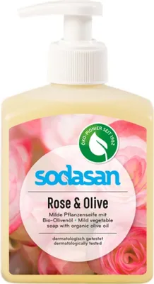 Image de Savon liquide Rose & Olive, 300 ml, pack de 6