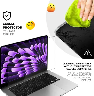 Produktbild von TGP für MacBook Pro 16.2" M4/M3/M2/M1 A2485 - Displayschutzfolie