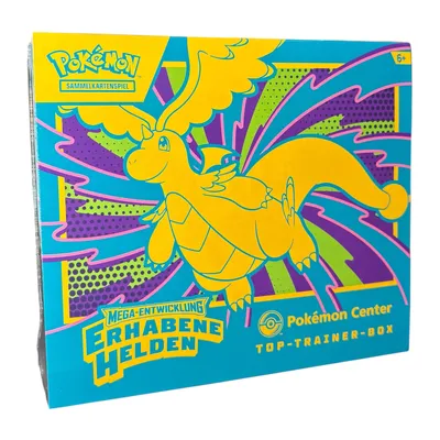 Produktbild von Pokemon Erhabene Helden Top Trainer Box Pokecenter Deutsch