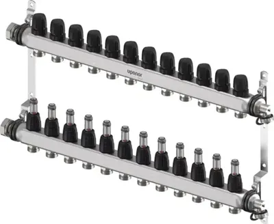 Produktbild von UPONOR Vario S Verteiler FM, 12x G3/4 Euro, G1, 1 Stk.