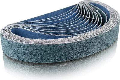 Produktbild von BITUXX 5er Set Schleifband 40x620mm / Körnung 40 für Bandschleifer, MS-15275