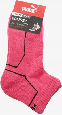 Immagine prodotto di PUMA TRAINING QUARTER Calzini alla caviglia da donna, confezione da 2, taglia 35-38