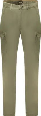 Produktbild von Herren Regular Fit Hose in Grün mit Taschen und Reißverschluss