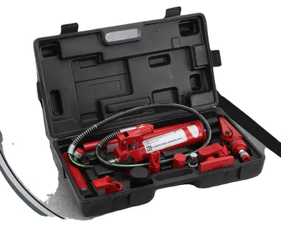 Produktbild von Hydraulikjack, Nennlast 4 Tonnen, Spreizkapazität 1/2 Tonne, Hydrauliköltyp HV15, Zylindermaterial Q235B, Gewicht 15 kg