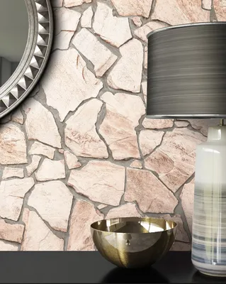 Produktbild von NEWROOM Tapete Beige Vliestapete Mauer - Ziegelstein Rustikal Braun Grau Stein Bruchstein Backstein Landhaus Mauerwerk