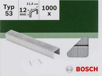 Produktbild von Bosch KlammernvTyp 53 - 11,4 x 0,74 x 12 mm 1000 Stk. 2609255822