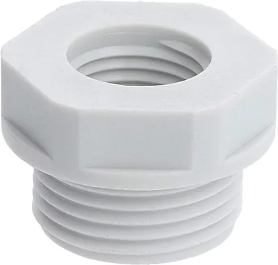 Produktbild von WISKA Reduzierung PG/PG von PG11x1,41 auf PG7x1,27 KRP-11/07 flach Sechskant Polyamid (PA) Anschlussgewinde 9,0mm - 1