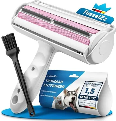 Produktbild von Famanu Fusselroller für Tierhaare - selbstreinigend - rosa