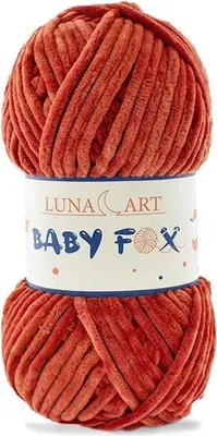 Produktbild von Luna Art Baby Fox Garn 100% Polyester, weich & ideal für Kinderprojekte
