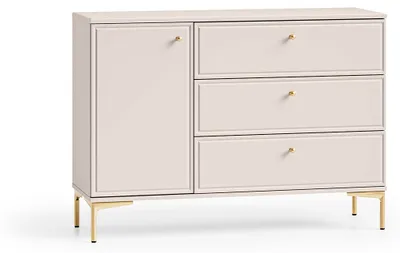 Produktbild von Buffet Sélène mit 3 Schubladen und 1 Tür, Kaschmir, 120cm