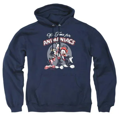 Immagine prodotto di Felpa con cappuccio "Animaniacs - "È ora di..." per uomo/donna, unisex, modello TV39429 (taglia XL), colore blu navy