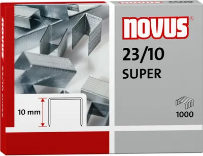 Produktbild von NOVUS Heftklammer 042-0531 23/10 verzinkt 1.000 St./Pack.