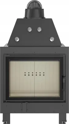 Produktbild von Kamineinsatz aus Stahl KRATKI MBA 17 kW Ø 200 mit Türfeder