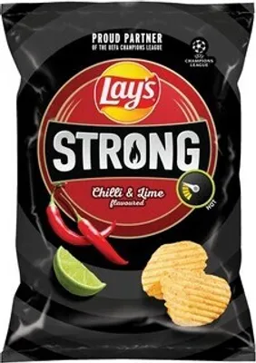 Produktbild von Lay's Max Strong Hot Chilli and Lime Crinkle Potato Chips 120 G