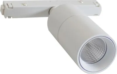 Image de Spot LED sur Rail Magnétique 48V 7W Orientable BLANC - Blanc Neutre 4000K - 5500K