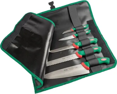 Produktbild von Messerset, inkl. fünf Messer und Rolltasche