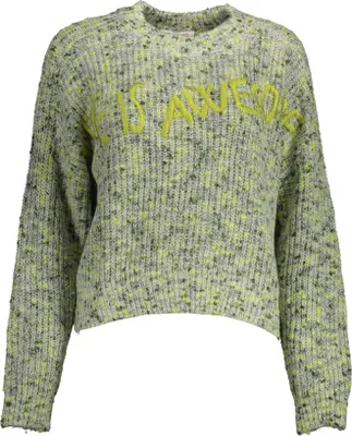Image de DESIGUAL Pull femme 22WWWJF67 Couleur : vert, Taille : L