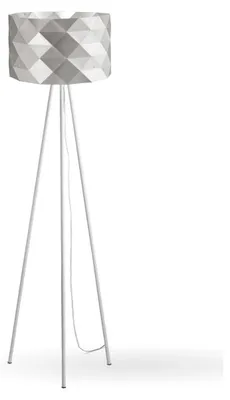 Zdjęcie produktu dla Lampa podłogowa Prysma II srebrna Polilux®
