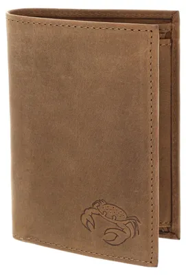 Produktbild von oxmox Leder Geldbörse Leather RFID Protect Kombibörse Crab 2.0 Embossed Vintage Light Brown braun
