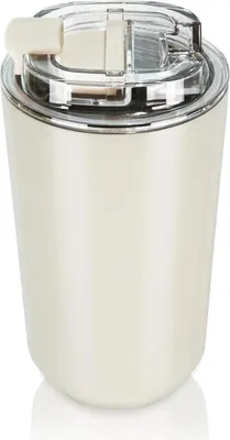 Zdjęcie produktu dla Kubek termiczny na kawę 380 ml szczelny z pokrywką Beige